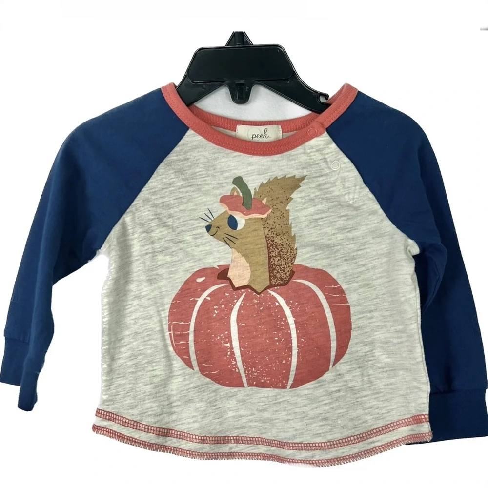 NEW PEEK COTTON LONG SLEEVE T-SHIRT